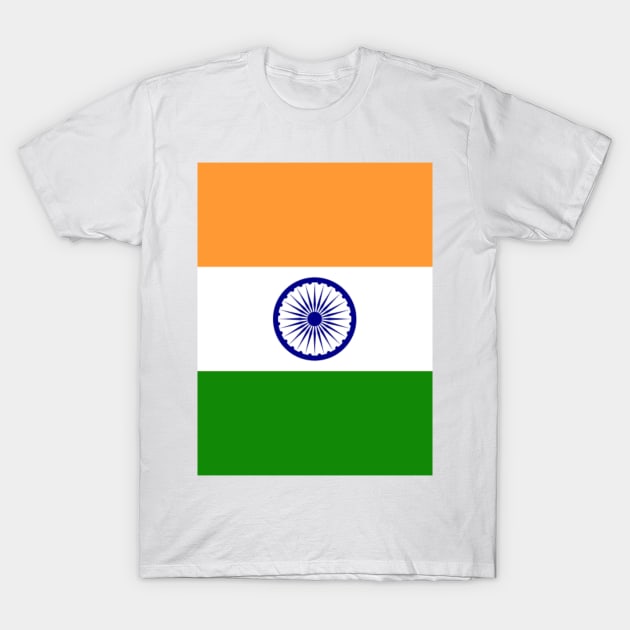 National Flag of India T-Shirt by asimplefool